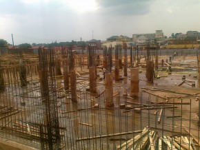 Mbale market construction site