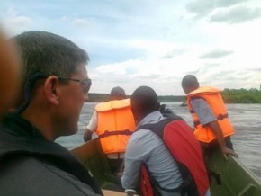 Team members enroute to Nalubaale dam